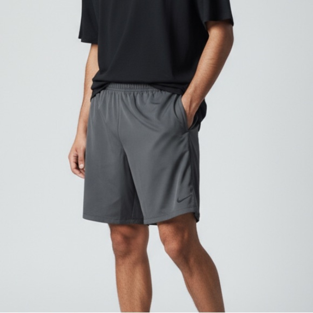 Nike Athletic Basketball Shorts Medium M Dark Gray